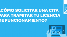 solicitar cita para tramintar tu licencia de funcionamiento
